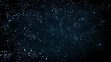 abstrakter glänzender glitzernder Partikel Starburst Hintergrund video