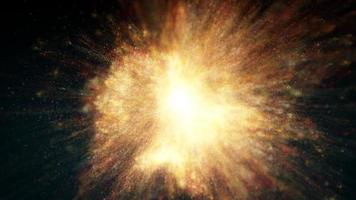 Shockwave Star Explosion Hintergrund FX-Schleife video