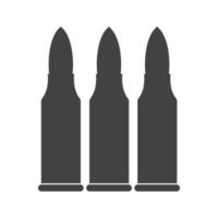 Bullets Glyph Black Icon vector