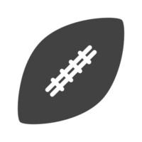 Football II Glyph Black Icon vector