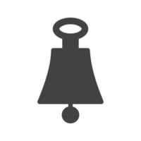 Bell Glyph Black Icon vector