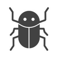 Insect Infestation Glyph Black Icon vector