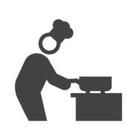 Cooking Glyph Black Icon vector