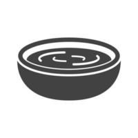 Green Sauce Glyph Black Icon vector