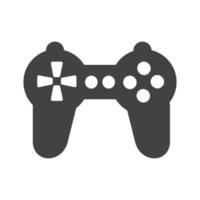 Gaming Console III Glyph Black Icon vector