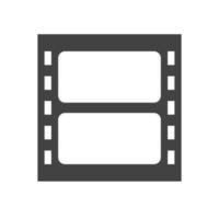 Video Glyph Black Icon vector