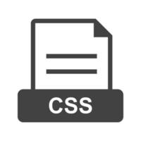 CSS Glyph Black Icon vector