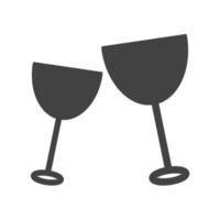 Drinks Glyph Black Icon vector