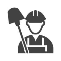 Labor Glyph Black Icon vector