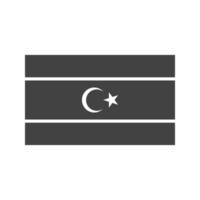 Libya Glyph Black Icon vector