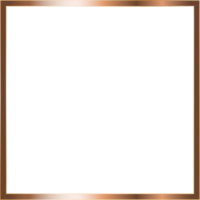 square gold frame square png