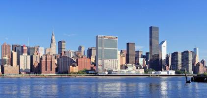 panorama de la ciudad de nueva york foto