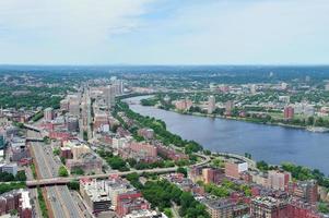 Boston aerial and Charles River photo