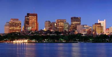 Urban city at night photo