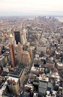 New York City Manhattan downtown skyline photo