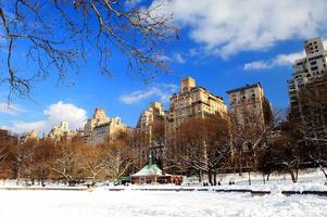 New York City Manhattan Central Park in winter photo