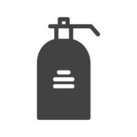 Handwash Glyph Black Icon vector