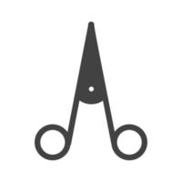 Dentist Tool I Glyph Black Icon vector