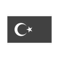 Turkey Glyph Black Icon vector