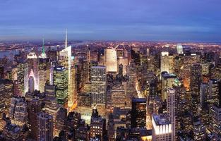 nueva york manhattan times square noche foto