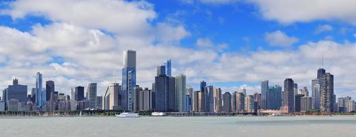 Chicago city urban skyline panorama photo