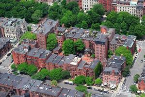 Boston aerial view photo