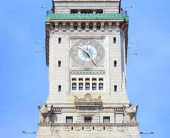 Boston Custom House closeup photo