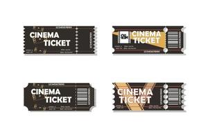 Cinema ticket. Movie. Concert vector