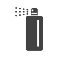 Spray Glyph Black Icon vector