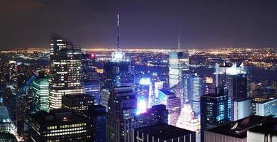 panorama de la ciudad de nueva york foto