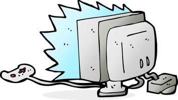 cartoon computer game vector
