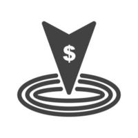 Investing Glyph Black Icon vector