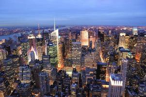 nueva york manhattan times square noche foto