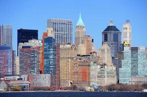 rascacielos de la ciudad de nueva york manhattan foto