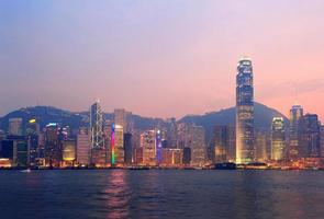 Hong Kong Victoria Harbor morning photo