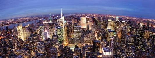 nueva york manhattan times square noche foto