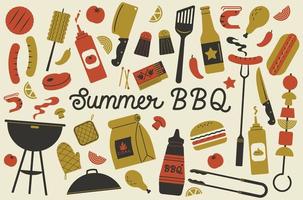 Summer BBQ Vector Set