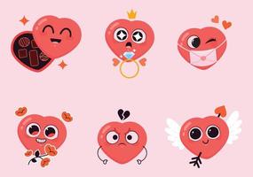 Valentines Love Icon Set vector