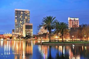 Orlando downtown dusk photo