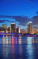 Miami night scene photo