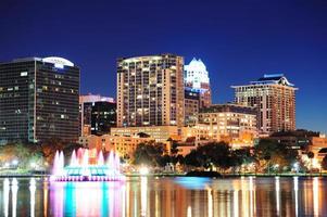 Orlando at night photo