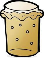 cartoon glass of beer vector