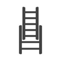 Ladders Glyph Black Icon vector