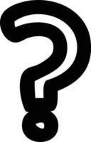 question mark icon vector