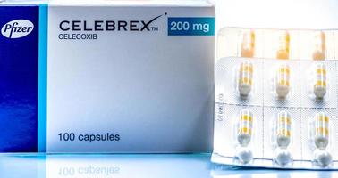 CHONBURI, THAILAND-JUNE 2, 2018 Celebrex 200 mg capsules photo