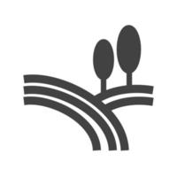 Farms Glyph Black Icon vector