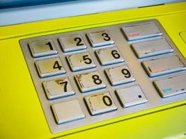 atm keypad background photo