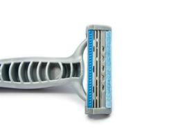 shaving razor on a white background photo