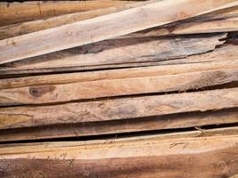 Stack of wood plank photo