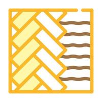 flooring building material color icon vector illustration